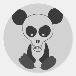 "Panda Skull" Stickers
