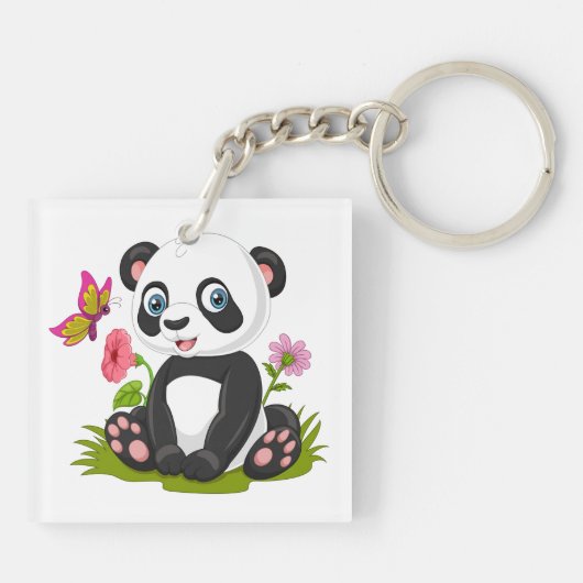 Panda Sleutelhanger (Achterkant)