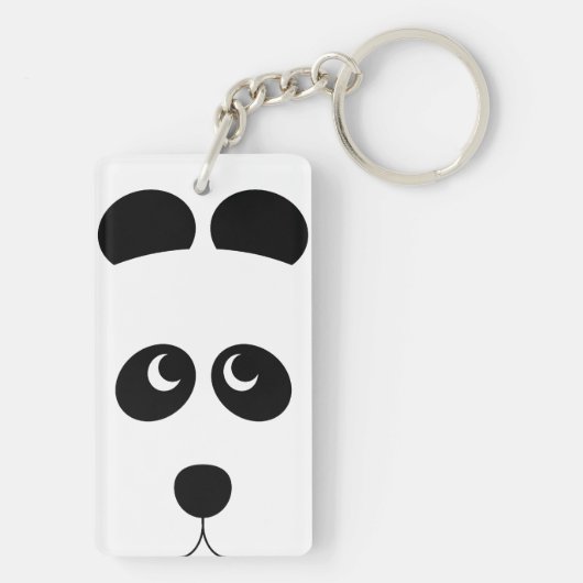 Panda. Sleutelhanger (achterkant)