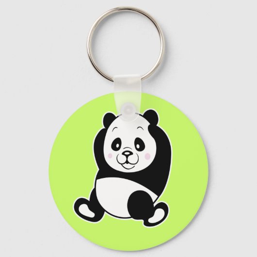 Panda sleutelhanger Green (Voorkant)