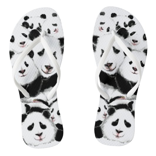 Panda Slippers Teenslippers (Voetbed)
