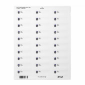 Panda Small 2010 Edition Label (Full Sheet)