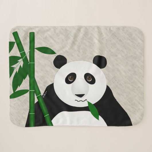 Panda Small Sherpa Blanket Deken (Voorkant (horizontaal))
