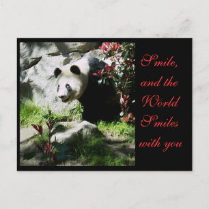 Panda Smile *aanpasbaar* Briefkaart