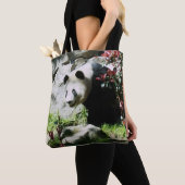 Panda Smile -Panda Beer Tote Bag (Dichtbij)