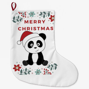 Panda Snow Winter Animals Pandas Large C Grote Kerstsok
