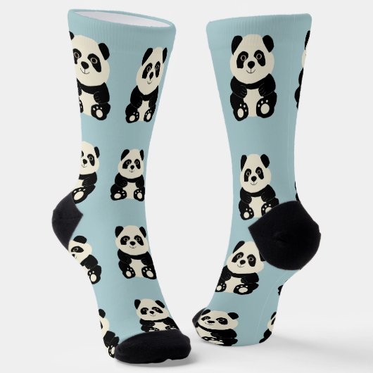 Panda Sokken (Gebogen)