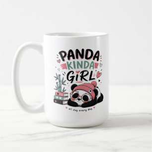 Panda Soort Meisje Schattig Panda Koffiemok
