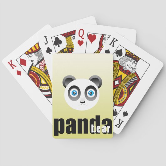 Panda-speelkaarten Pokerkaarten (Achterkant)