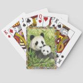 Panda speelkaartendek pokerkaarten (Achterkant)