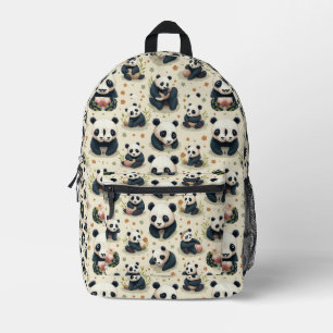 Panda Speelt 1 Bedrukte Rugzak