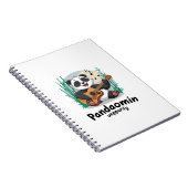 Panda Speelt Gitaar- Leuke Muzikale Panda Notitieboek (Rechterzijde)
