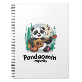 Panda Speelt Gitaar- Leuke Muzikale Panda Notitieboek