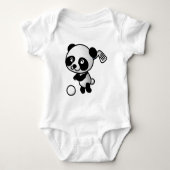 Panda speelt golf romper (Voorkant)