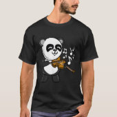 Panda Spelen Violin T-shirt (Voorkant)