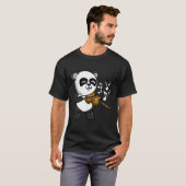 Panda Spelen Violin T-shirt (Voorkant volledig)