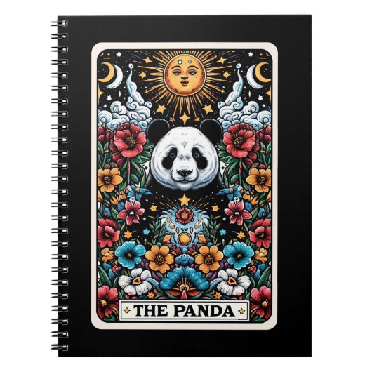 Panda Spirit Tarot Kaart Notitieboek (Voorkant)
