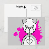 panda splatz. briefkaart (Voorkant / Achterkant)