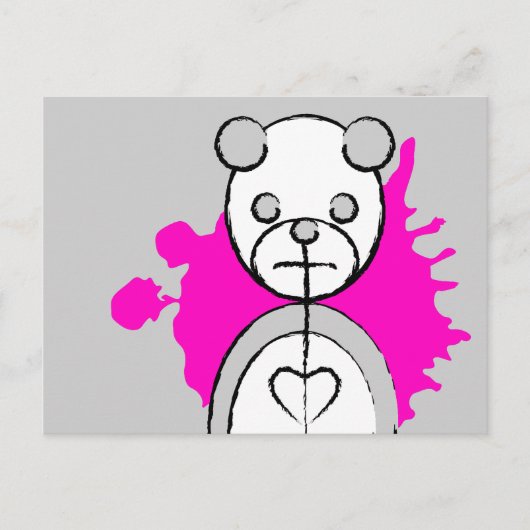 panda splatz. briefkaart (Voorkant)