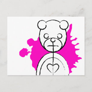 panda splatz. briefkaart