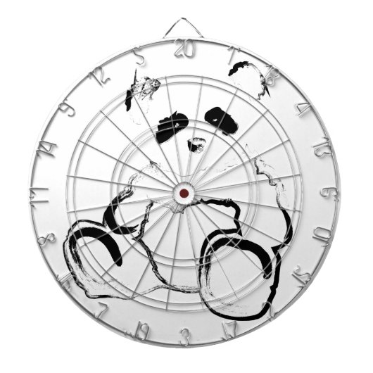 panda splatz dartbord (Voorkant)