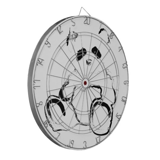 panda splatz dartbord (Voorkant Links)