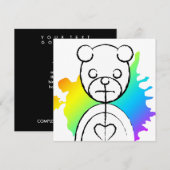 panda splatz kaart (Voorkant / Achterkant)