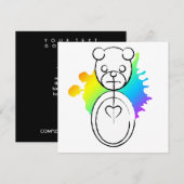 panda splatz kaart (Voorkant / Achterkant)