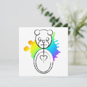 panda splatz kaart (Staand voorkant)