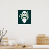 panda splatz. poster (Keuken)