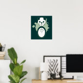 panda splatz. poster (Thuiskantoor)