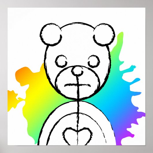 panda splatz. poster (Voorkant)