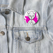 panda splatz. ronde button 5,7 cm (In situ)