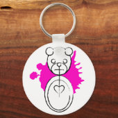 panda splatz. sleutelhanger (Voorkant)