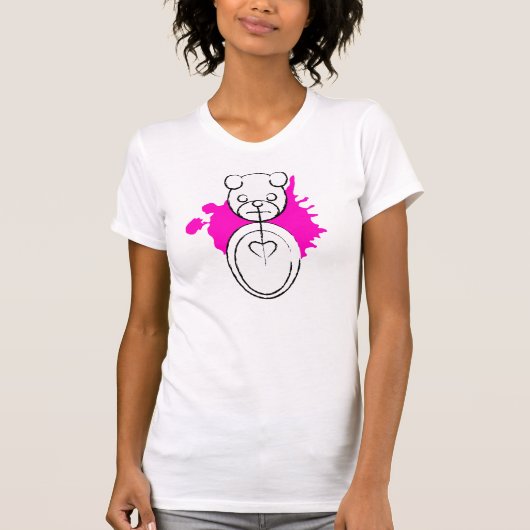panda splatz. t-shirt (Voorkant)