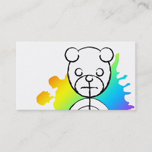 panda splatz. visitekaartje (Voorkant)