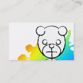panda splatz. visitekaartje (Achterkant)