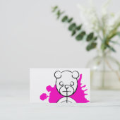 panda splatz. visitekaartje (Staand voorkant)