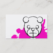 panda splatz. visitekaartje (Achterkant)