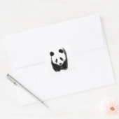 Panda Square Sticker (Envelop)