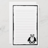 Panda Stationery Briefpapier (Voorkant / Achterkant)