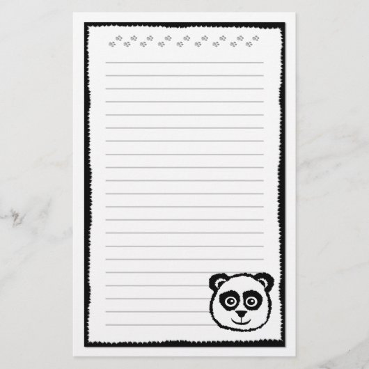 Panda Stationery Briefpapier (Voorkant)
