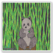 Panda - Sticker (Voorkant)