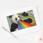 panda-Sticker Rechthoekige Sticker (Envelop)