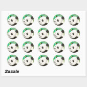 Panda-Sticker Ronde Sticker (Vel)