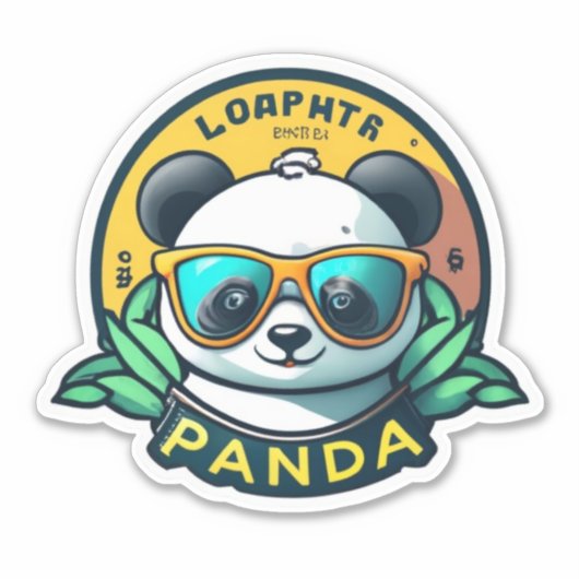 Panda Stickers verspreiden glimlachen overal (Voorkant)