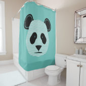 panda strepen douchegordijn (In situ)