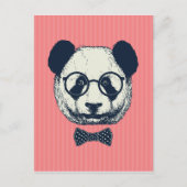 Panda Stripes Briefkaart (Voorkant)