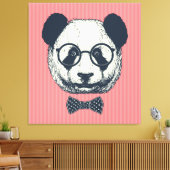 Panda Stripes Canvas Afdruk (Insitu (Woonkamer))