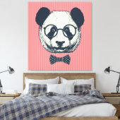 Panda Stripes Canvas Afdruk (Insitu (Slaapkamer))